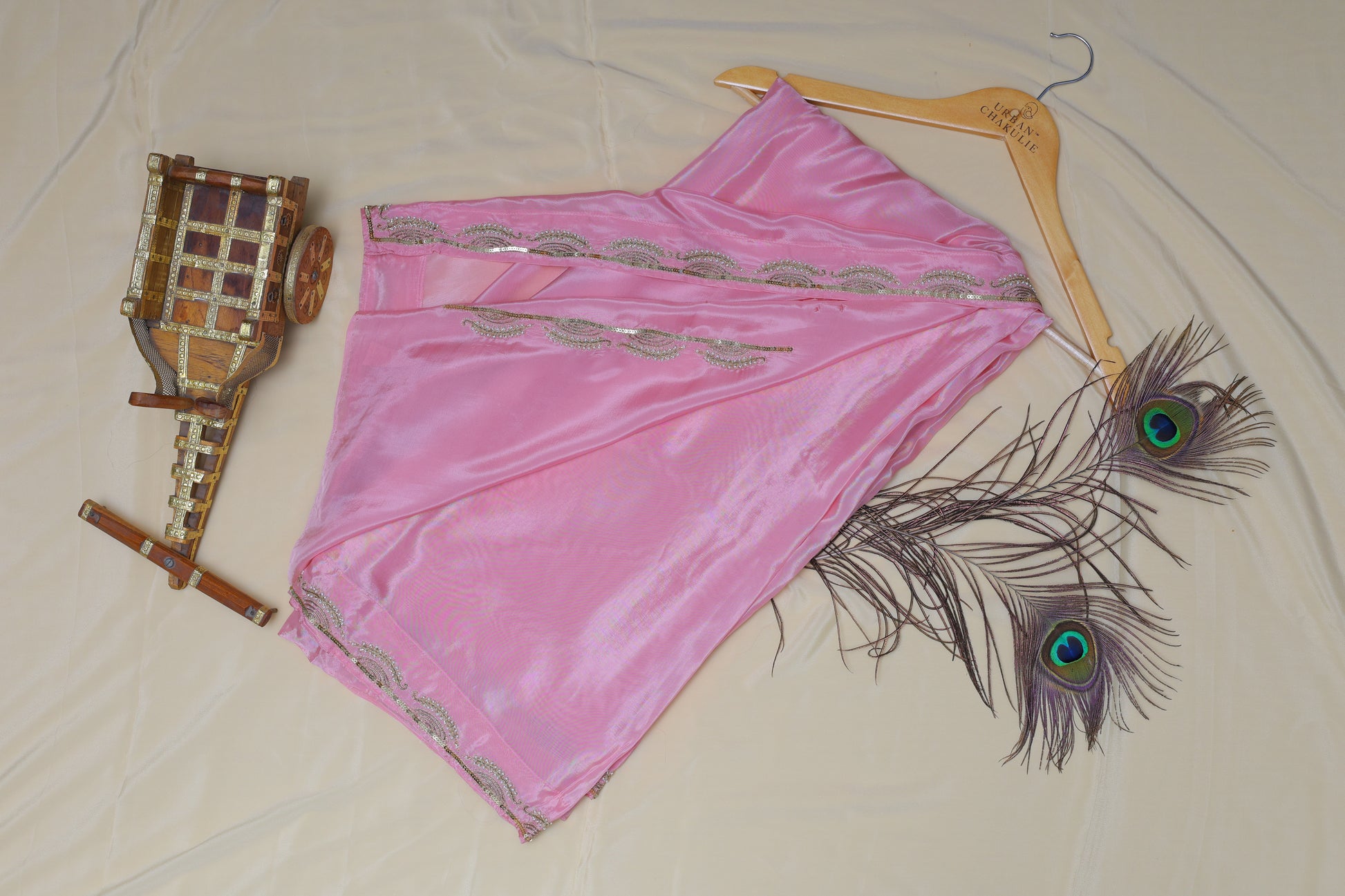 BABY PINK - H.O.SILK SAREE (VASANTA VALLI-SPRING VINE)