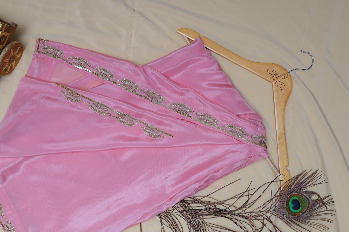 BABY PINK - H.O.SILK SAREE (VASANTA VALLI-SPRING VINE)