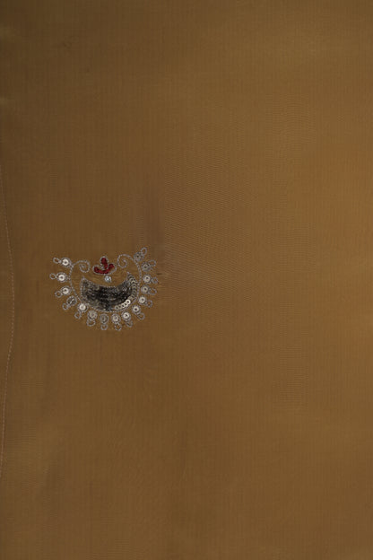 MUSTARD YELLOW- H.O.SILK SAREE (CHANDRIKA BUTTA - MOONLET MOTIFS)