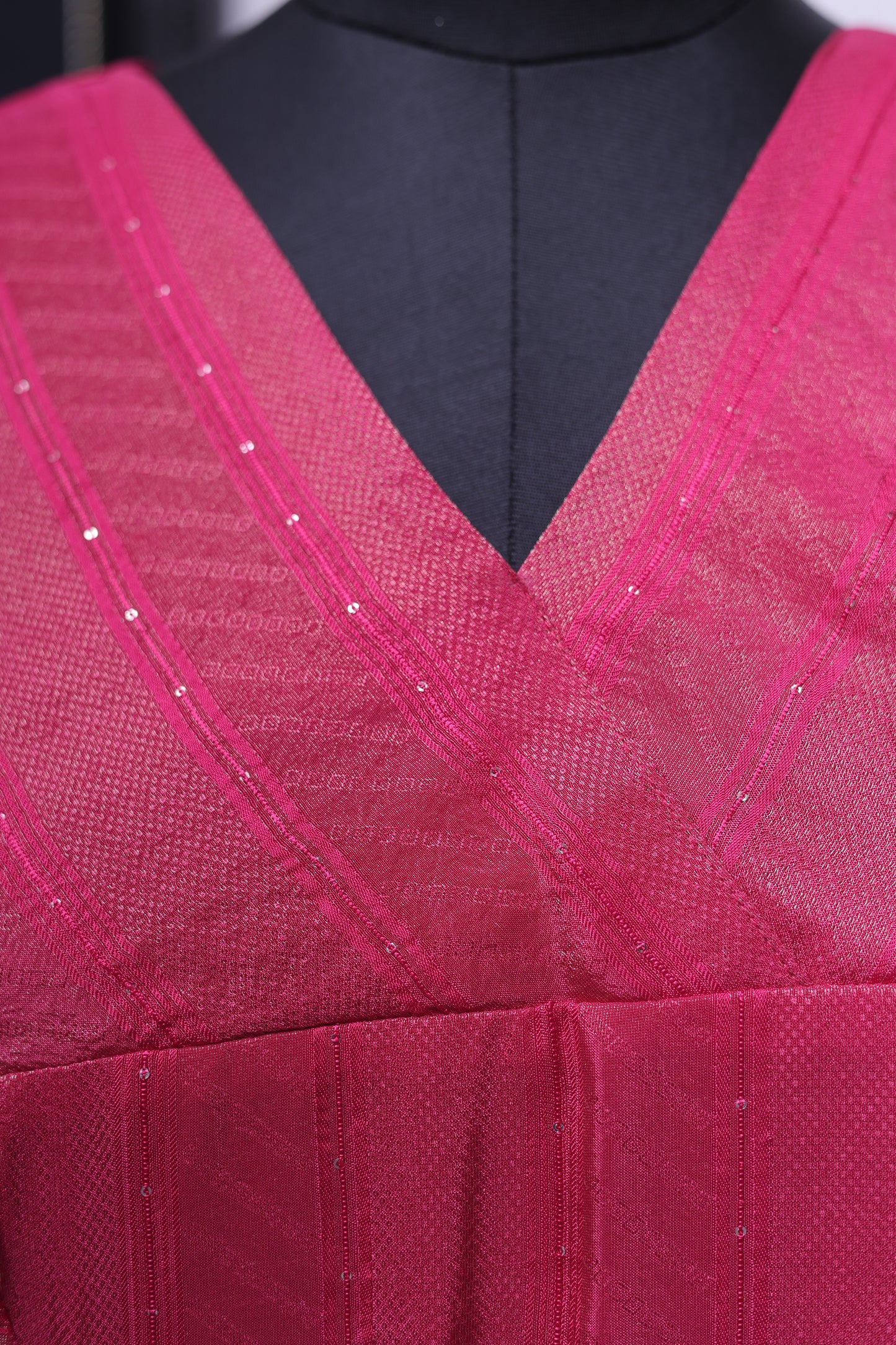 PINK PRINCESS CUT KURTA PANT SET