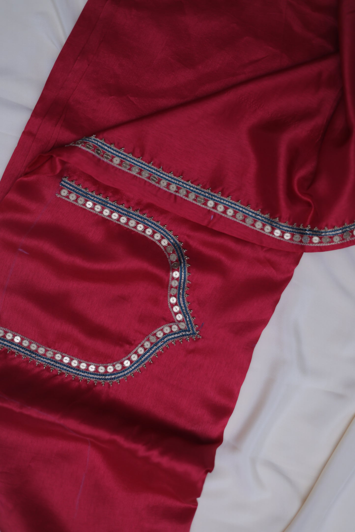 DARK RED (SWARNMALA-GOLDEN GARLAND) SUIT SET