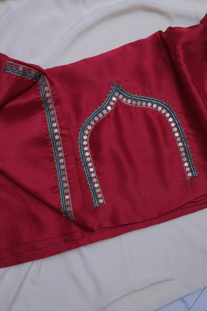 DARK RED (SWARNMALA-GOLDEN GARLAND) SUIT SET