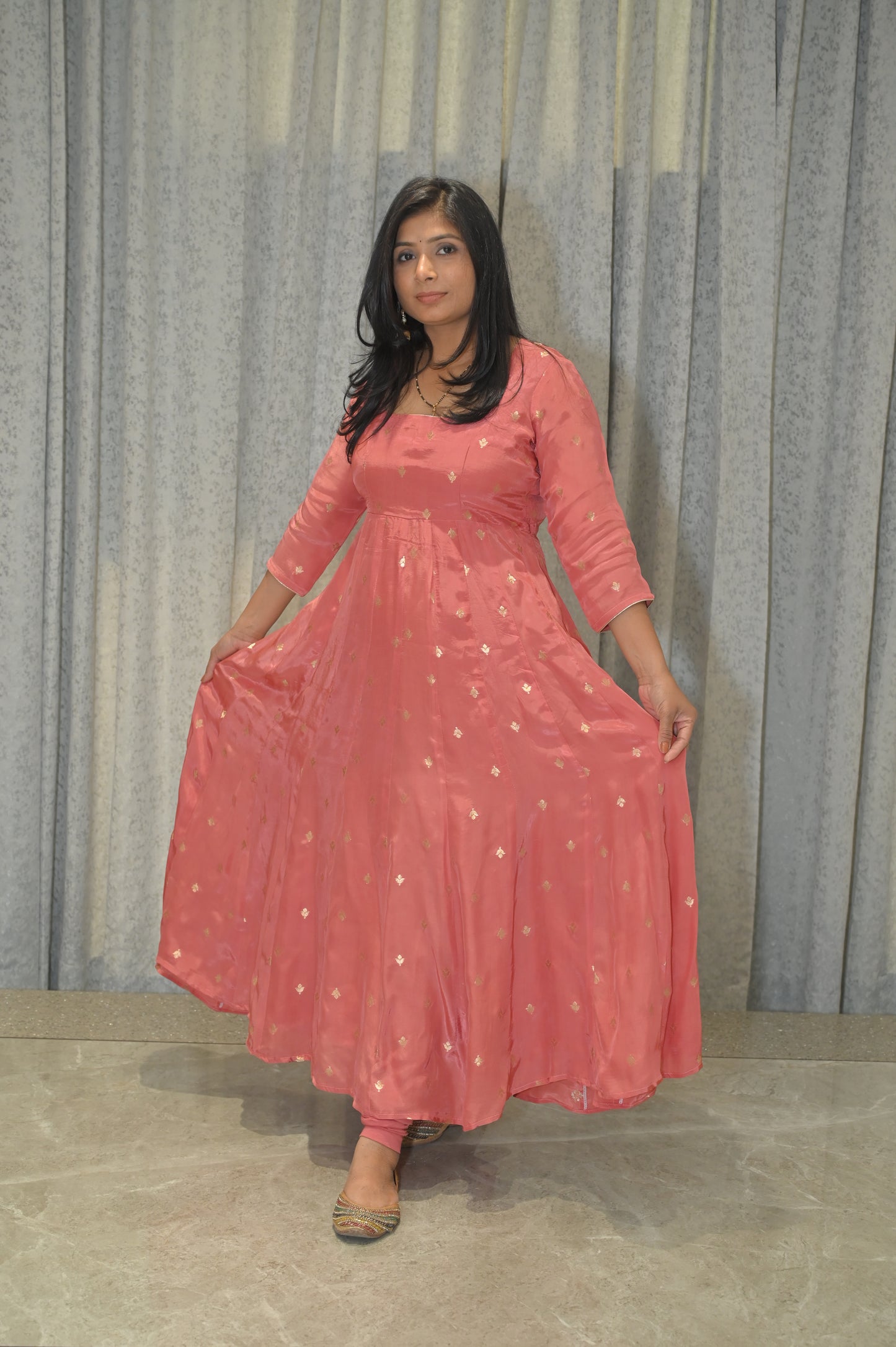 ANARKALI SET WITH PANELS (KALI)