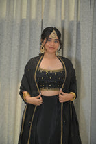 BLACK LEHENGA SET (SHAHI SHYAAM-ROYAL BLACK)