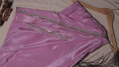 BABY PINK - H.O.SILK SAREE (VASANTA VALLI-SPRING VINE)
