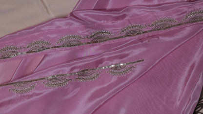BABY PINK - H.O.SILK SAREE (VASANTA VALLI-SPRING VINE)